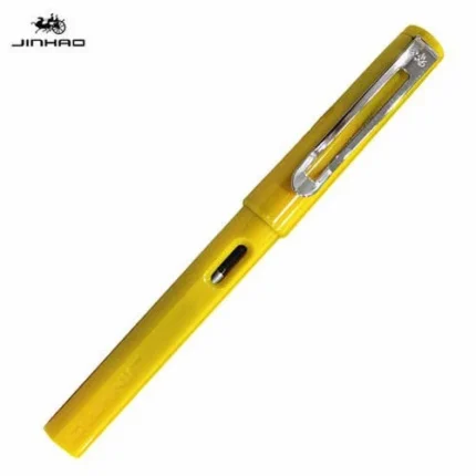 컬러 시그니처 일반닙 만년필(노란색) / 블랙 잉크펜 학생 문구 선물