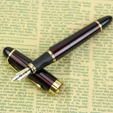 18K GP 루비 와인색 일반닙 만년필 / 클래식 프리미엄 잉크펜 선물