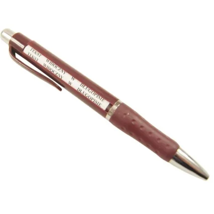 컨닝 시크릿 볼펜(갈색) / 다용도 메모 볼펜