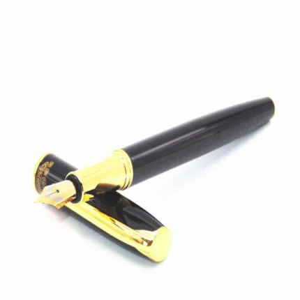 빈티지 검정골드 일반닙 만년필 / 고급 잉크펜 스타일 선물용