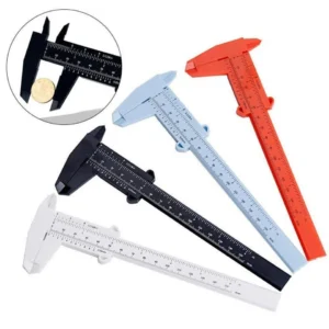 (랜덤발송)플라스틱 미니 버니어 캘리퍼 150mm / 휴대용 측정자 수학 공구