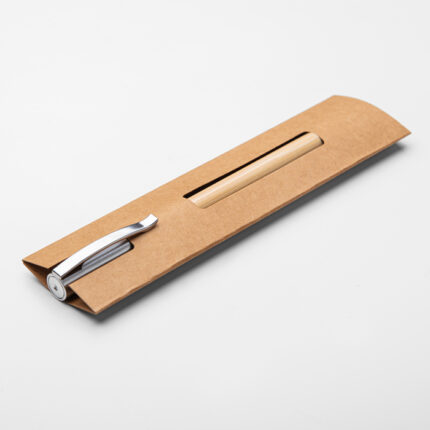 크라프트 종이 볼펜 케이스 / 샤프 선물 필기구